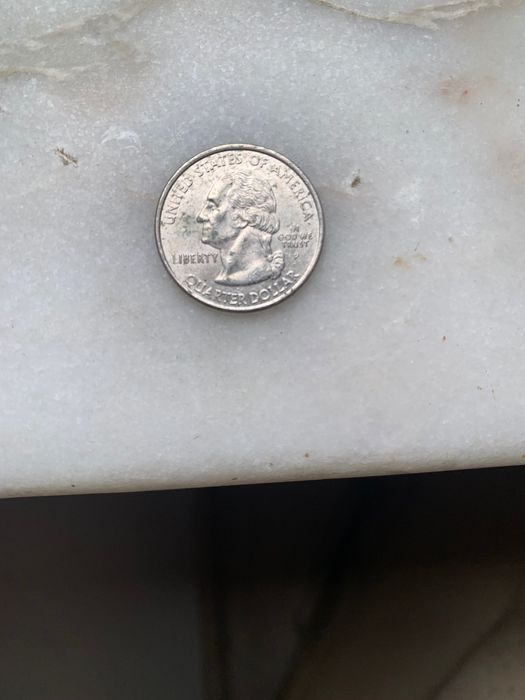 Moeda muito antiga, 0,25 dólar de 1788 bela
