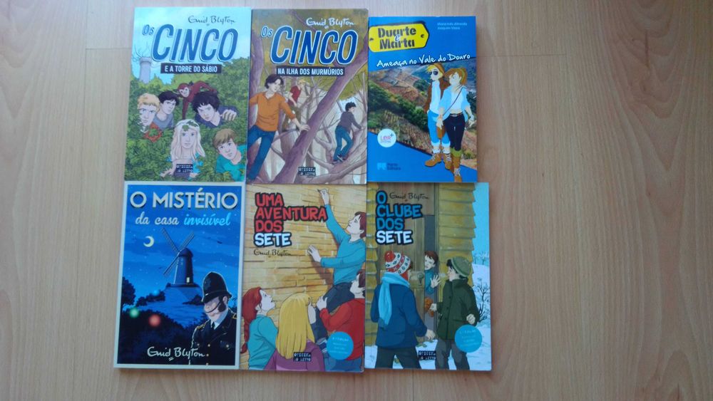 Livros dos Cinco/Sete/Mistério NOVOS