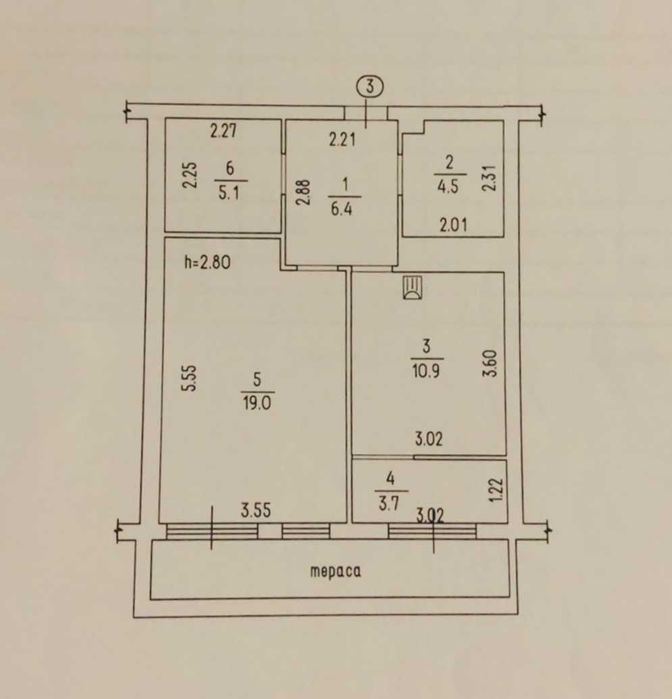 1к квартира в Сіті парку з терасою