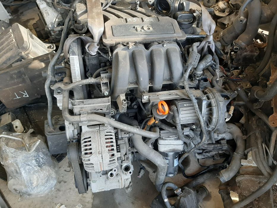 Мотор двигун 1.6 mpi BGU SKODA A5 PASSAT B6 Touran Caddy GOLF