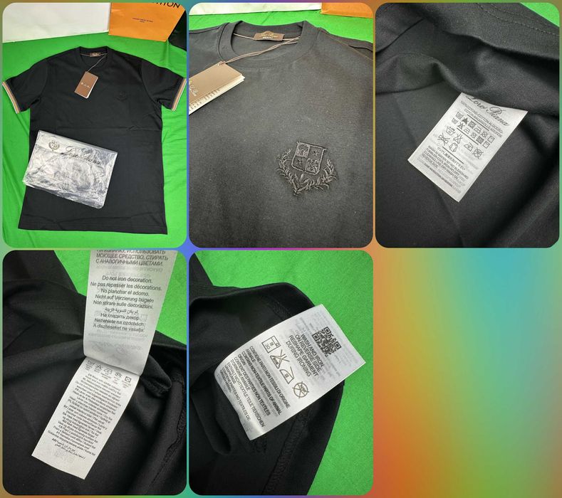 Koszulki shirt Loro Piana męskie koszulka ralph męska ultra premium