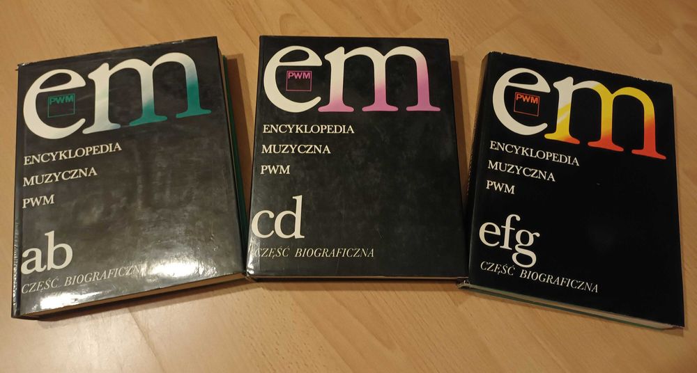 Encyklopedia muzyczna 3tomy od a do f PWN