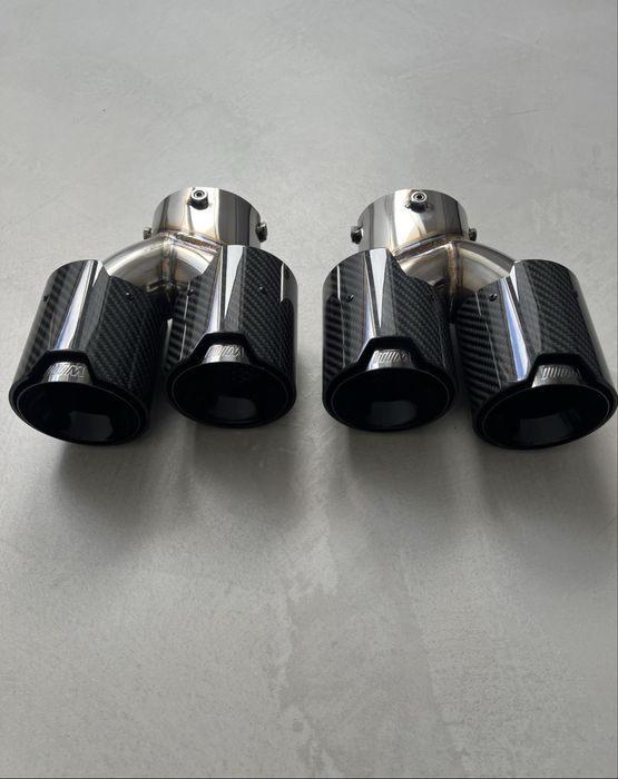 Karbonowe końcówki wydechu BMW