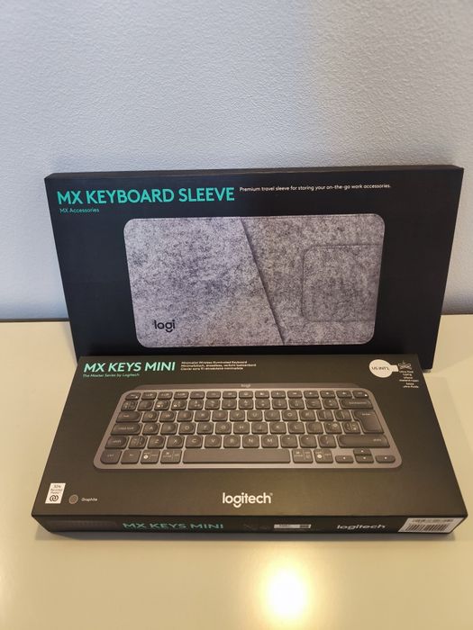 Klawiatura LOGITECH MX Keys Mini Grafitowa wraz z futerałem