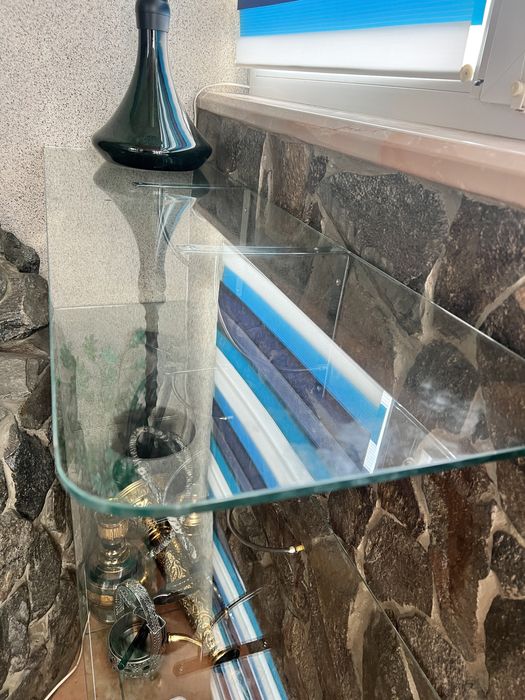 Полки з каленого скла 120 на 35 см