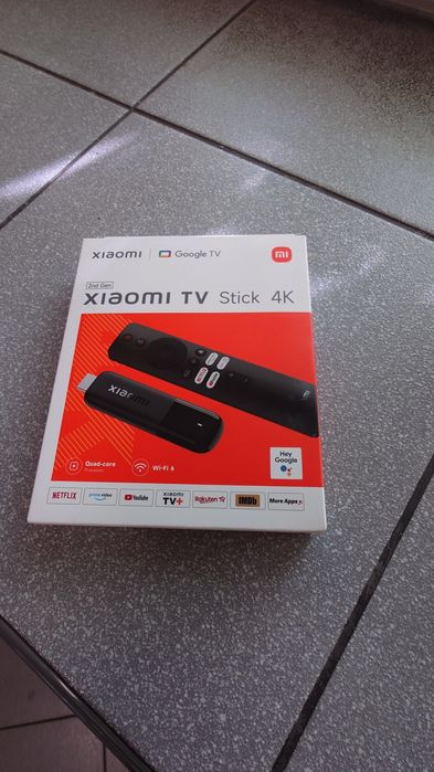Odtwarzacz multimedialny 4K XIAOMI Mi TV Stick 2nd Gen Czarny