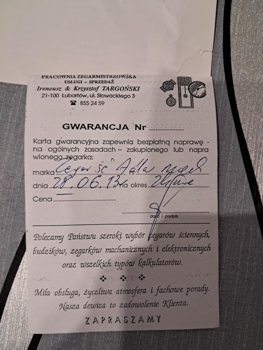 Zegar mechaniczny