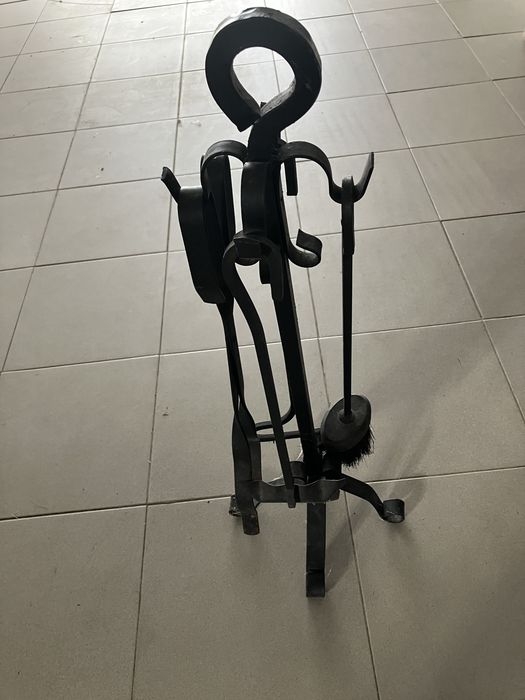 Conjunto utensilios de lareira