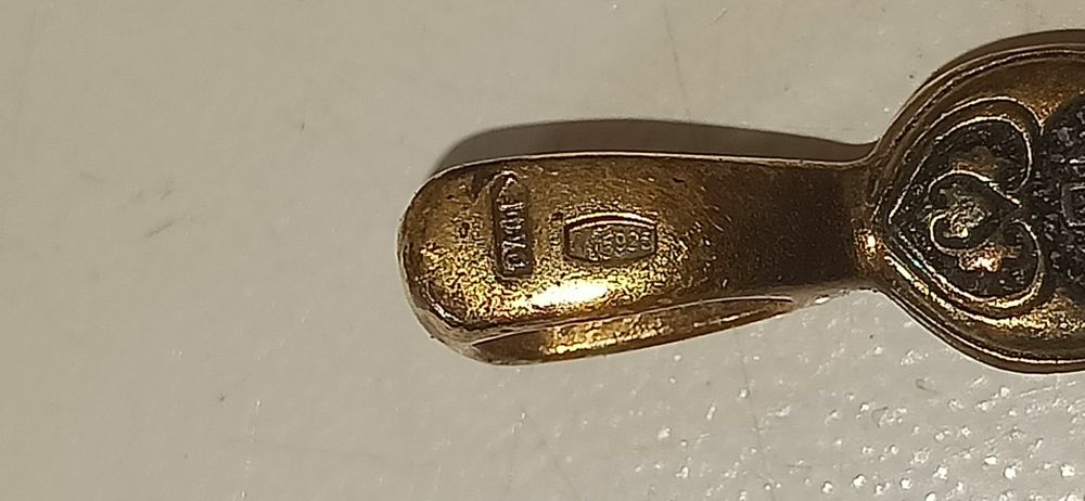 Православный восьмиконечный крест серебро золочение