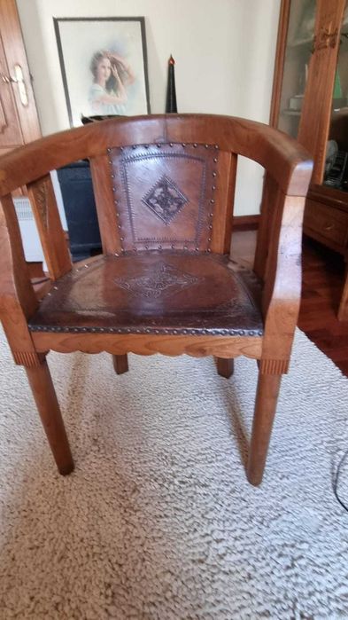 Mobiliário de escritório cerejeira vintage