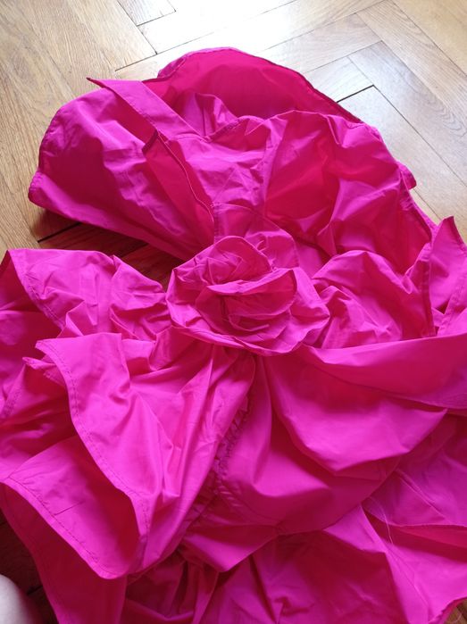 Zara krótki top gorset asymetryczny