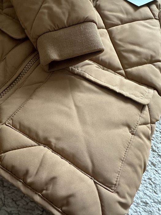 Куртка бомбер нова h&m hm 86 12-18 міс пісочна