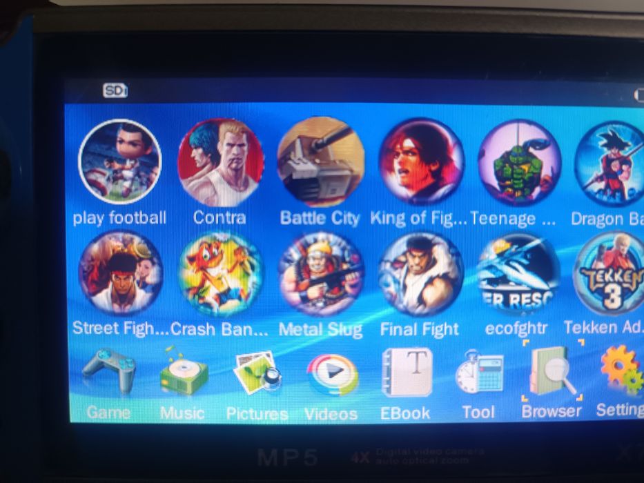 Consola de Jogos Portátil