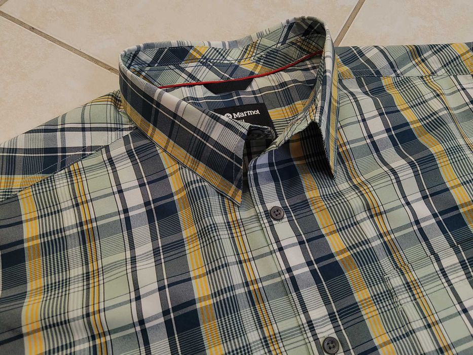 MARMOT USA - NOWA! z LOGO Koszula Męska krótki rękaw rozmiar XL
