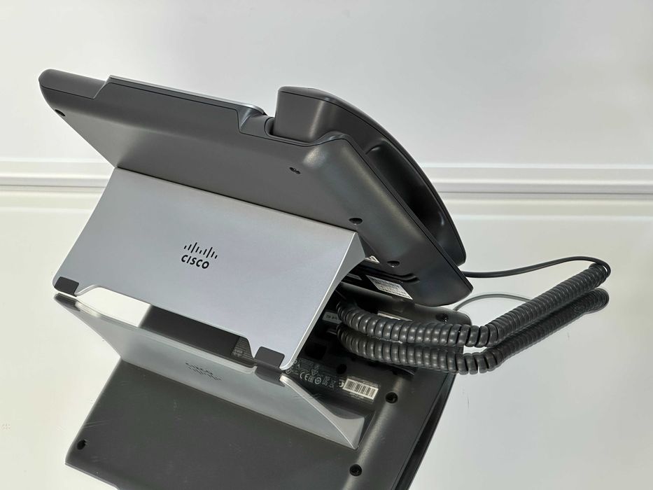 WYPRZEDAŻ! Telefon biurowy Cisco CP-7861-K9 stacjonarny 16 linii jednocześnie! IP VoIP wyświetlacz grafit Protokół SIP