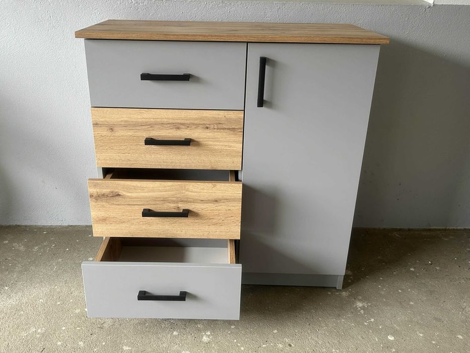 NOWA Komoda Lava + Dąb Wotan