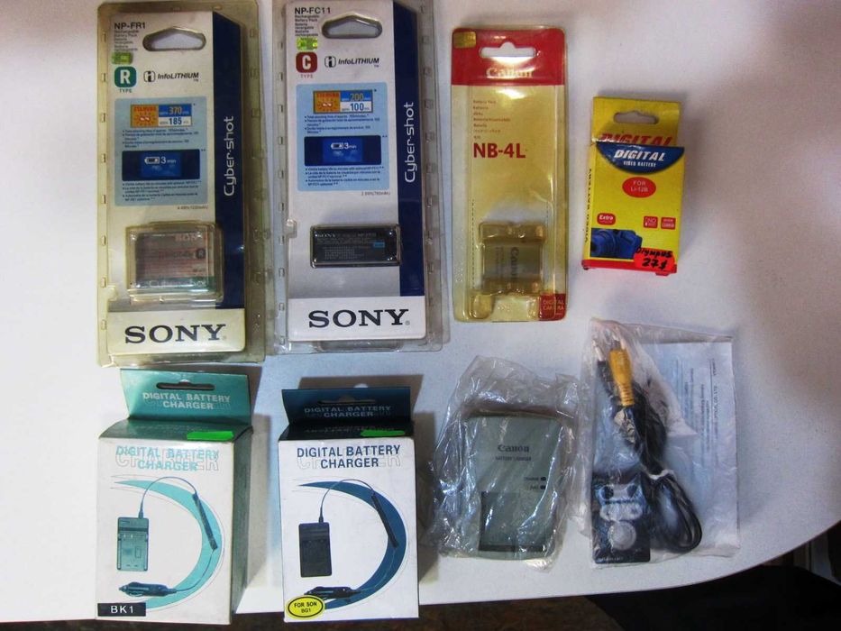 Аккумулятор зарядное фотоаппарата Canon Sony Olympus