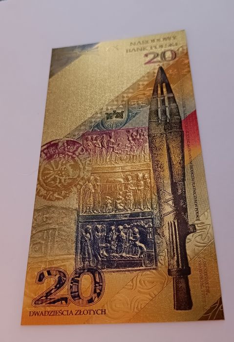 Banknot 20 zł Bolesław Chrobry.
