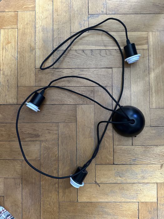 Lampa pająk Skylithining Wojciech Jureczko 240 V potrójna trzy kable