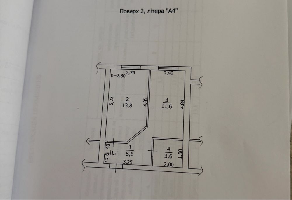 Продам 1 к кв вул. Шевченка, 2пов, 35м2, Газ, можливий продаж по Держ Програмам!
