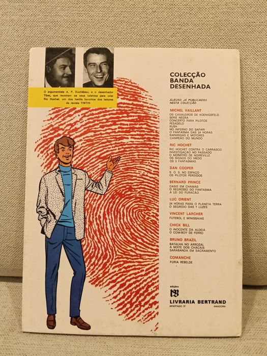 Álbum de BD Ric Hochet - Os 5 Fantasmas