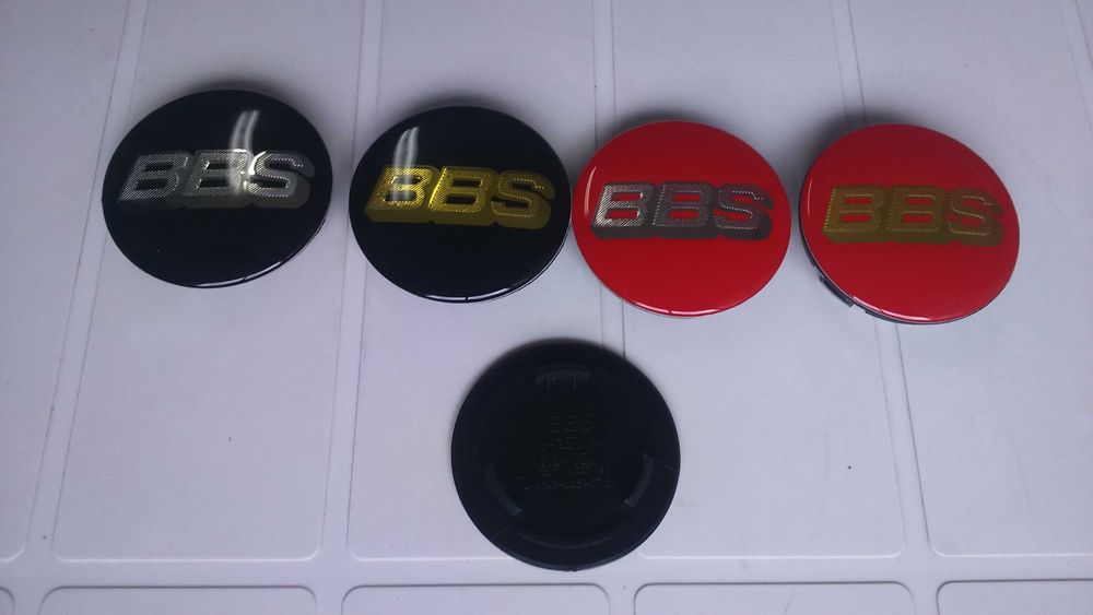 Centros/tampas de jante completos BBS com 56, 60, 65, 68 e 70mm
