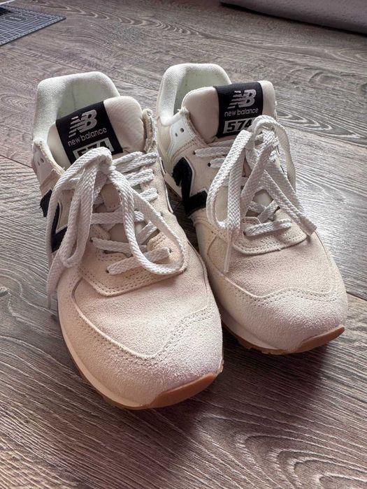 Beżowe sneakersy New Balance U574NWB