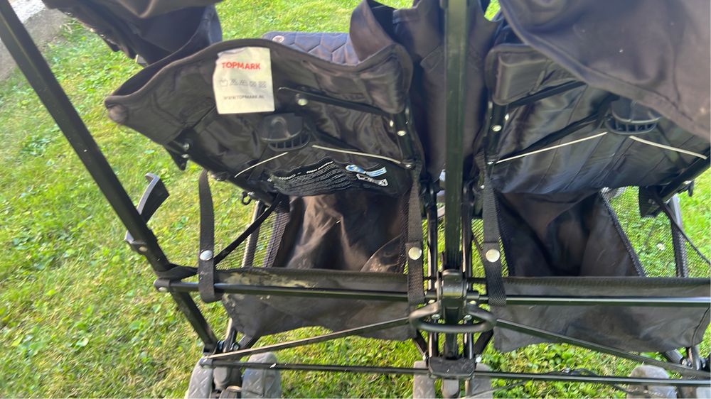 Wózek podwójny bliźniaczy