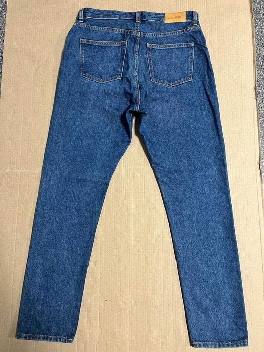 Damskie dżinsy MONKI Kimomo High Relaxed, wysoki stan, 100% bawełna