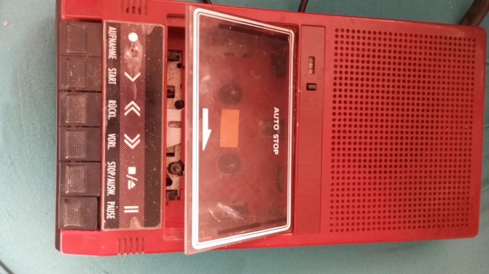 Magnetofon kaseta mobilny PRL
