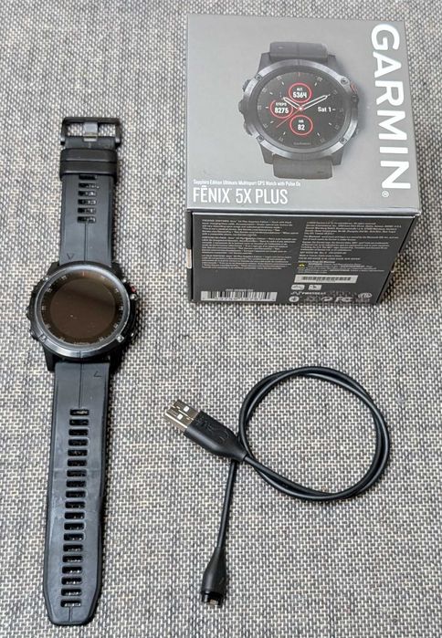 Garmin Fenix 5X Plus Sapphire 51mm, Mapy, Muzyka, Garmin Pay