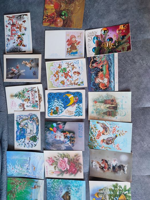 Открытки СССР с новым годом