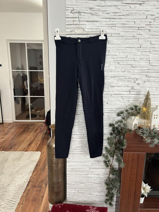 Bryczesy jeździeckie 146 152 spodnie do jazdy konnej Fouganza 146