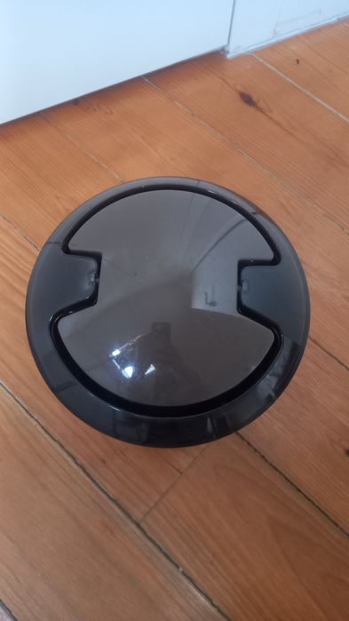Caixote de lixo 5L de plástico castanho