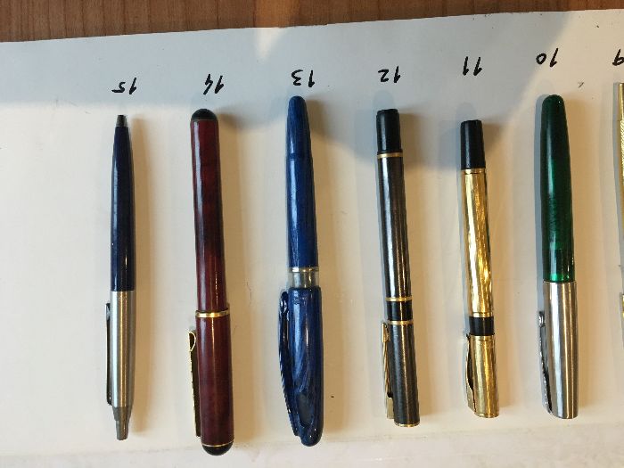 Canetas/esferográficas Parker, Waterman + tintas