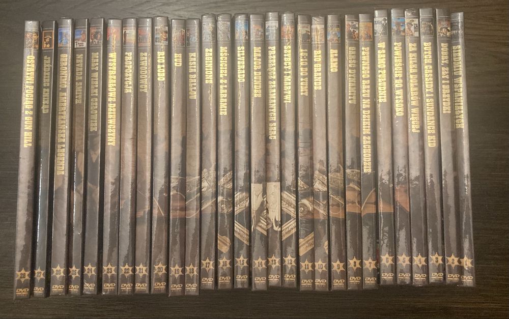 Kolekcja westernów nowe w folii