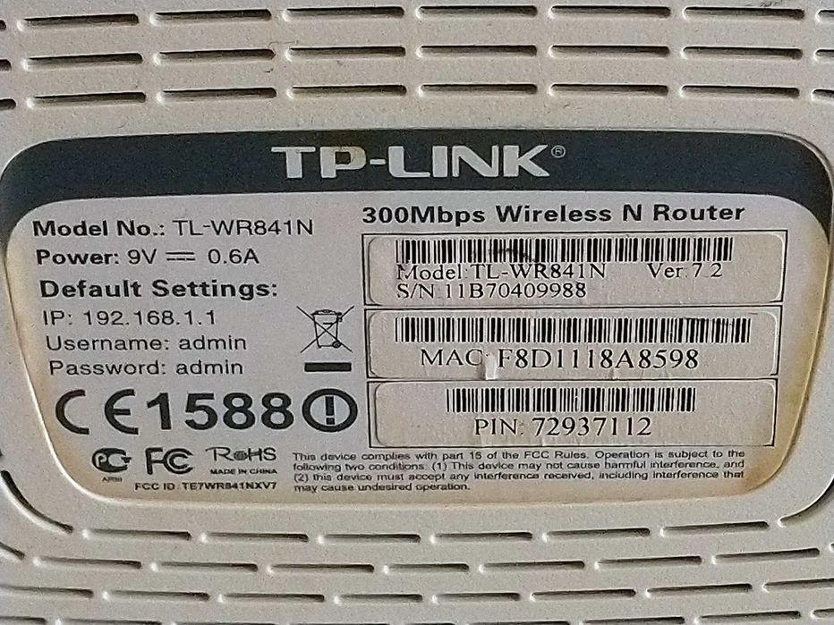 Router TP-Link TL-WR841N bezprzewodowy, standard N, 300 Mb/s