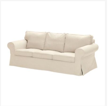 Ikea Ektorp pokrycie sofy 3 osobowej rozkładanej Svanby beżowy,