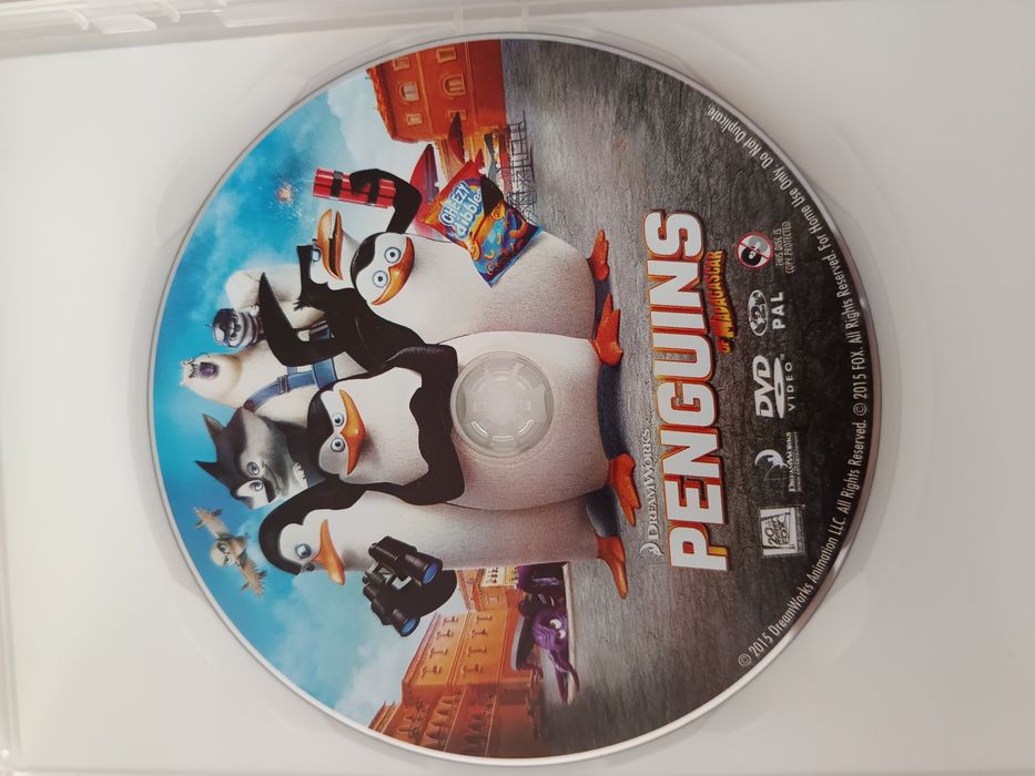 DVD os pinguins de Madagáscar