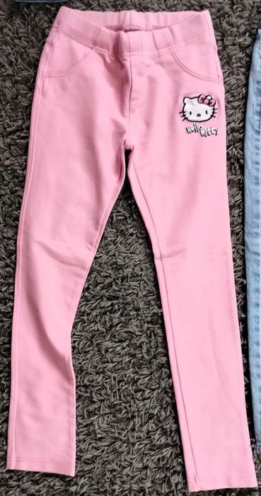 Conjunto 4 Calças Ganga Menina Hello Kitty Jeans 7 Anos