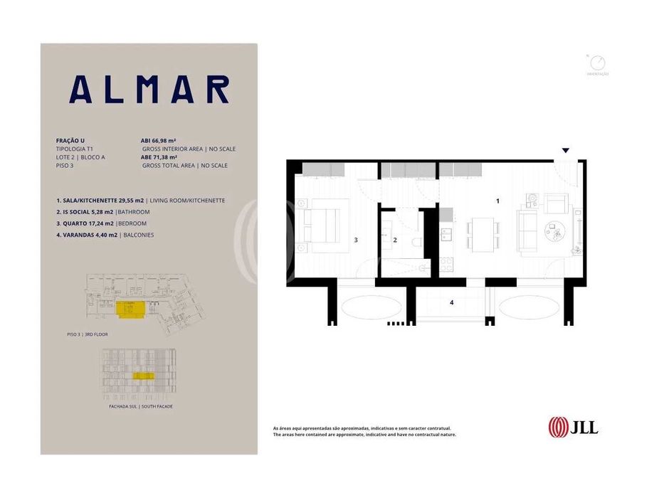 Almar Beach - T1 - Cedência de posição contratual