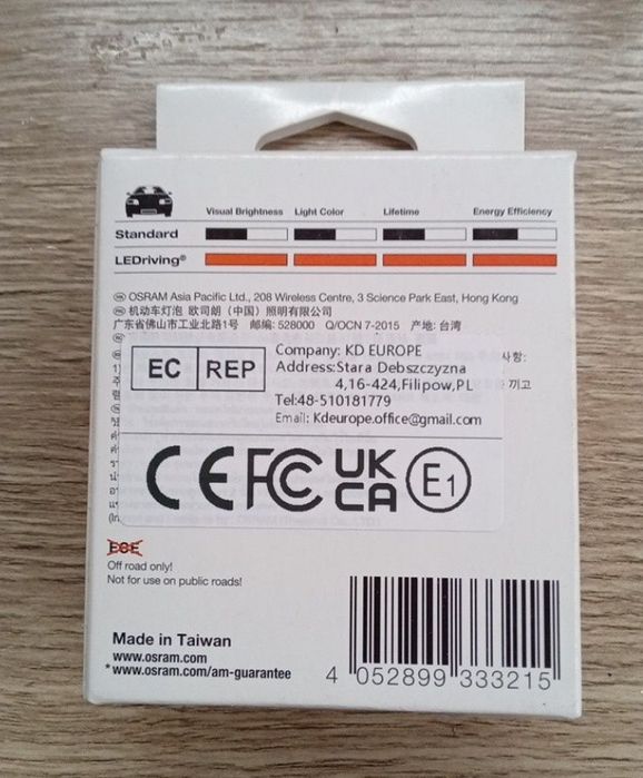 Лампи OSRAM LEDriving: P21W (BA15S), PY21W (BAU15S)