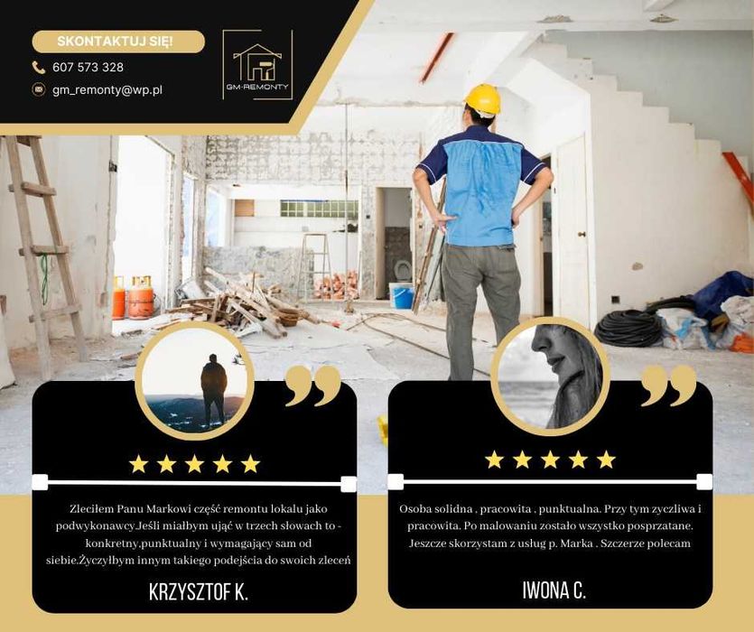 Remonty Mieszkań  Malowanie Mieszkań  -  wolne terminy