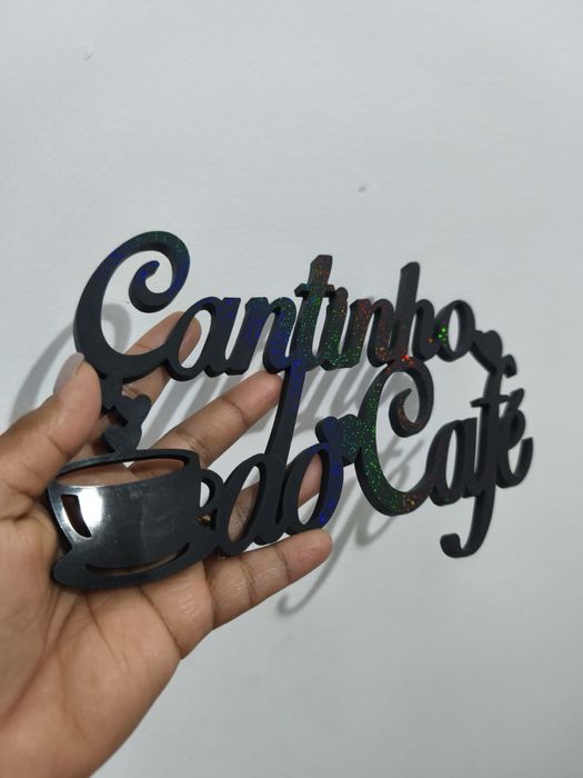 Placa Decorativa “Cantinho do Café”