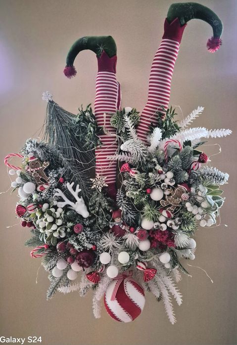 Wianek "Grinchowy Zawir Świąt"