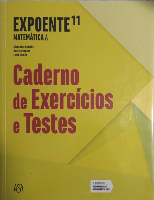 Expoente 11 - Manuais e caderno de Exercícios e Testes