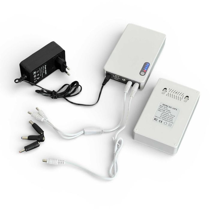 Mini ups ДБЖ WGP NEP 24W 10400mAh повербанк для роутера безперебійник