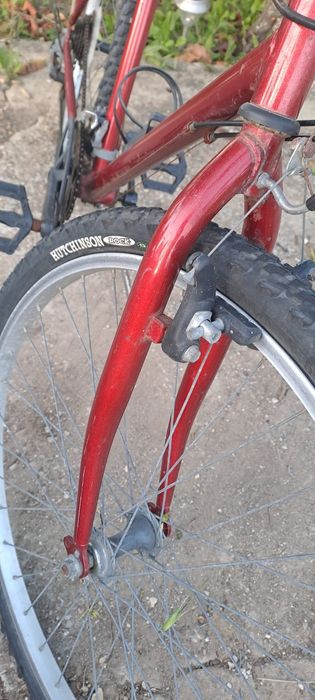 Bicicleta Montanha Esmaltina Vermelha