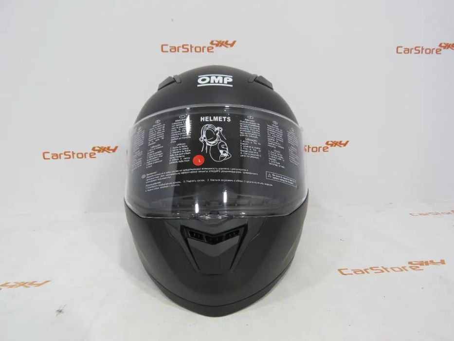 Capacete OMP Circuit EVO Preto Matte + Amarelo + Branco
