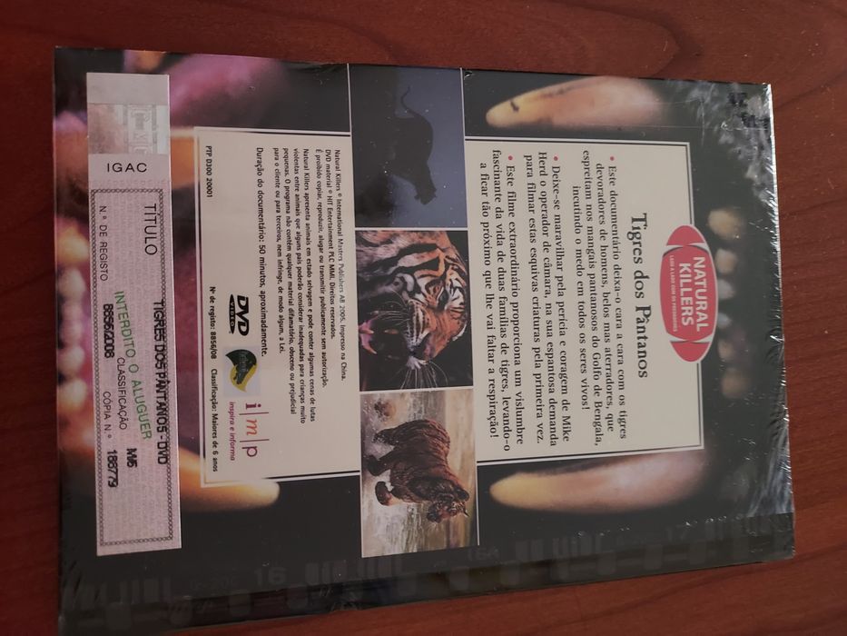DVD Tigres dos pântanos